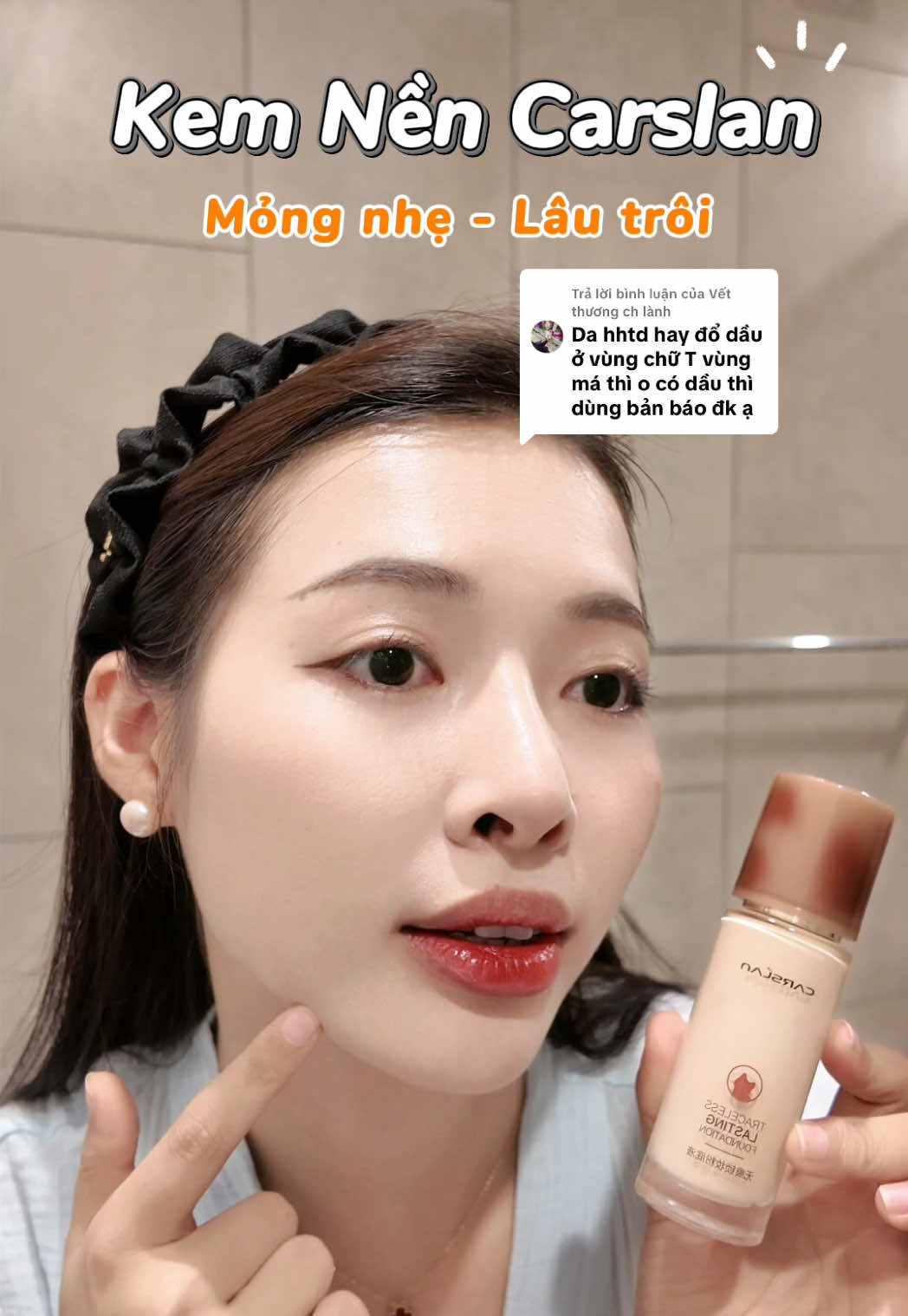 Trả lời @Vết thương ch lành Đúng rồi ạ #kemnen #kemnenlautroi #kemnencarslan #carslan #foundation 