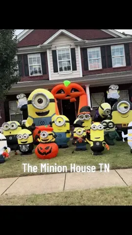 Beware of Minions taking over your neighborhood! #minions #minionhouse #halloween #spookyseason #tennessee 