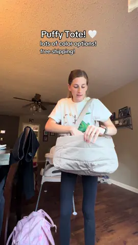 love this! #bag #bagsmart #tote #puffytote #fyp 