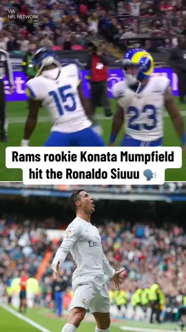 Had to pull out a soccer celly playing in London ⚽️😏 #football #nfl #ronaldo #Soccer #nflfootball 