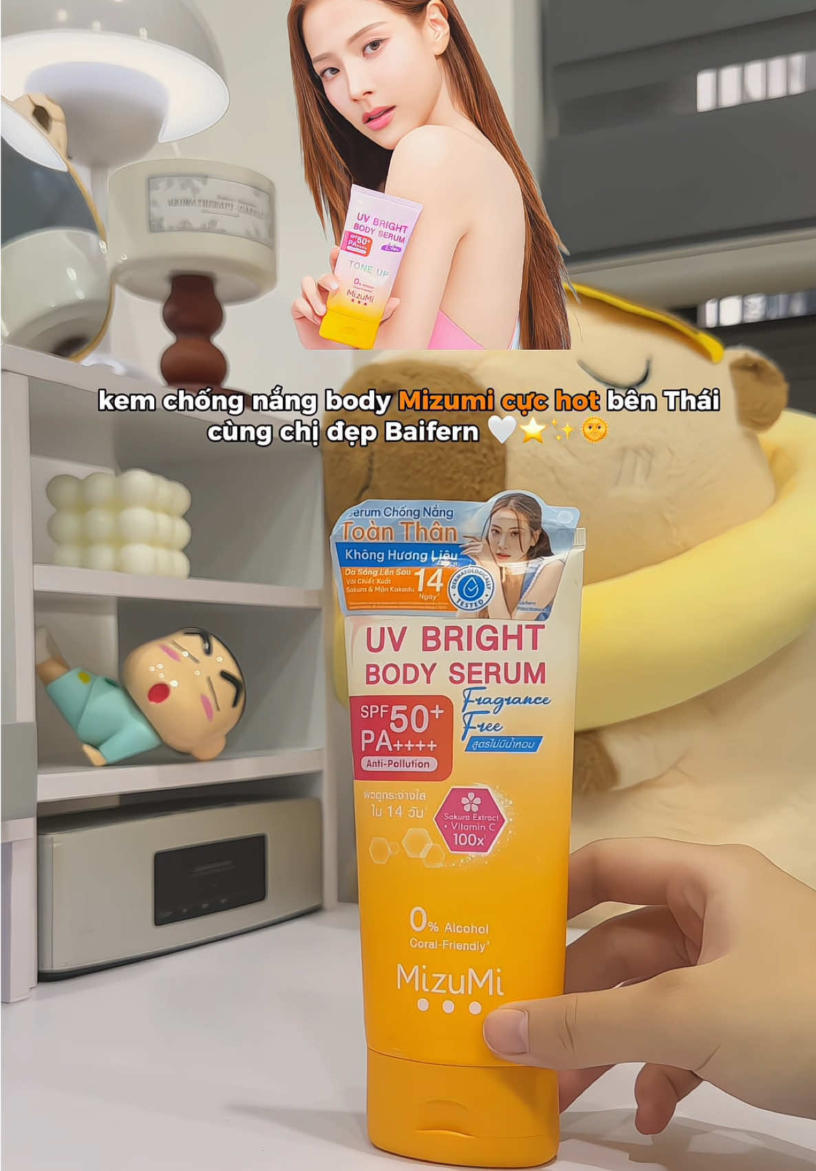 kem chống nắng body mizumi đình đám nè mí bà #mizumi #kemchongnang #kemchongnangbody #mizumivietnam #fyp 