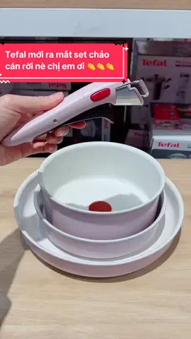 Set chảo cán rời Tefal mang lại cho khách hàng sự trải nghiệm vô cùng mới mẻ. Thiết kế gọn gàng ko gian bếp 🥰  Shop có đủ 3 màu cho chị em lựa chọn nha 👍 #huyentrang890 #tefal  #chảo #viral #xuhuong 