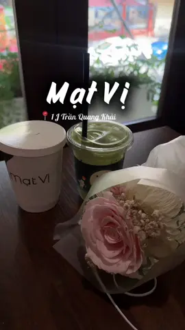 +1 Quán cafe có combo tui yêu: Matcha và bánh mì đẫm nhân nóng giòn.  Ngoài ra quán đang có chương trình tặng hoa cho khách hàng nữ ghé quán trong 2 ngày 19-20/10 nha! 📍 Mạt Vị, 1J Trần Quang Khải #longvonghaiphong #quancafehaiphong #matchangon #thuhaiphong #cafechill