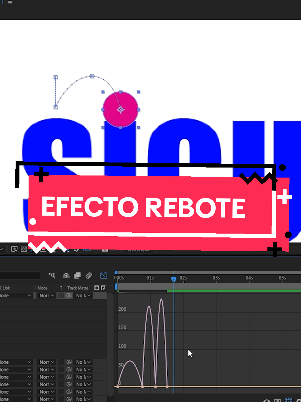 Está es una explicación rápida de como hacer el efecto rebote pero si les interesa saber cómo hice toda la animación me lo hacen saber en los comentarios y les hago un videito para YouTube. #aftereffects #tutorial 