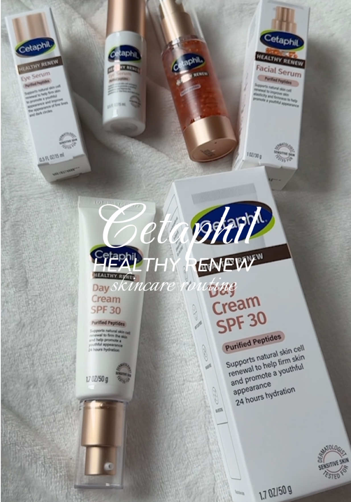 Say hello to the Cetaphil Healthy Renew — a gentle yet powerful retinol alternative made for even the most sensitive skin. 💫 Formulated with Purified Peptides, Rice Lees & Edelweiss Extract, it helps boost collagen, smooth fine lines, and bring back that healthy, youthful radiance — all without the usual irritation! 🤍 @Cetaphil Singapore #cetaphilsg #CetaphilHealthyRenew