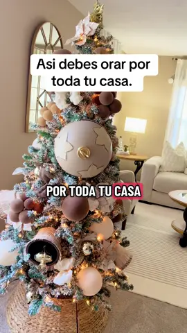 Asi debes orar por toda tu casa. #christmasdecor #limpieza #mariagonzalez #christmas #orden 