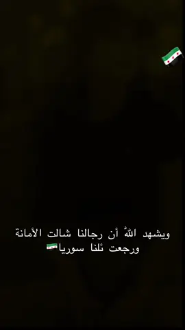 ويشهد اللّٰه أن رجالنا شالت الأمانة ورجعت ئلنا سوريا #دمشق_الياسمين #CapCut #tiktokindia #vir 