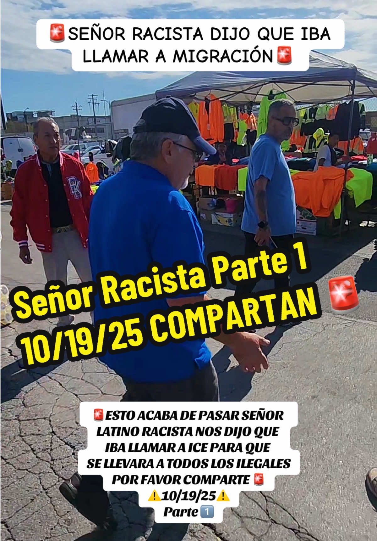 ESTE ES EL DUEÑO QUE LLAMÓ A LA MIGRA EN LA PULGA DE SWAP MEETS EN CHICAGO DONDE LOS AGENTES FEDERALES DE INMIGRACIÓN ARRESTARON A MUCHOS HISPANOS🚨#migration #borderpatrol #chicago #ice #ultimahora  