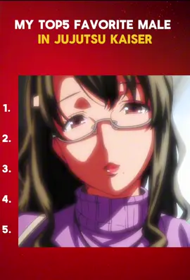 My top 5 favorite male jujutsu Kaisen characters #fyp #top5 #animeranking #jjk #edit 