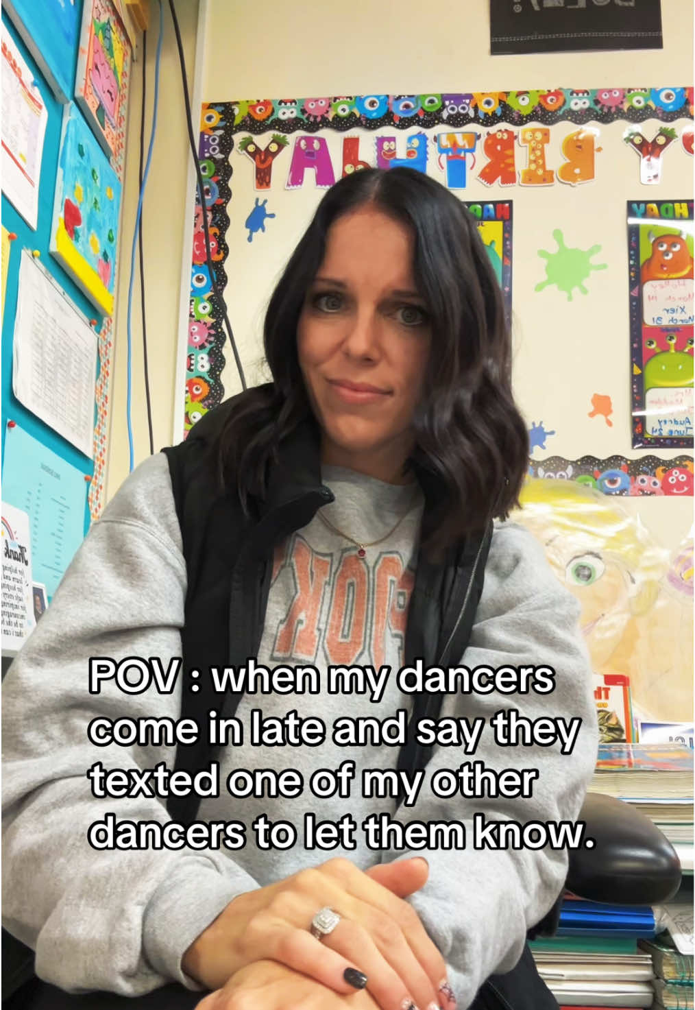 My older dancers are slowly learning - you best be texting me when you’re not coming or going to be late to dance class.  #keriskreativedancecenter #KKDC #danceteacher #dancetok #dancersoftiktok 