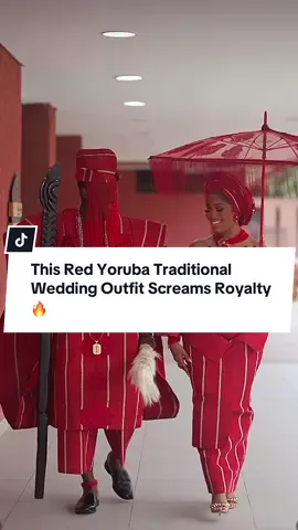Everything AboutThis Red Yoruba Traditional Wedding Outfit Screams Royalty!🔥. #yorubawedding #yorubabride #nigeriantiktok🇳🇬🇳🇬🇳🇬❤️❤️🇳🇬🇳🇬🇳🇬 #nigerianwedding #nigerianweddings  Bride Outfit:@firstladyng 📹:@durrode