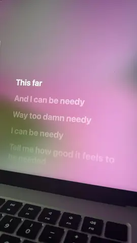 Needy #arianagrande #applemusic #lyrics #fyp #song 