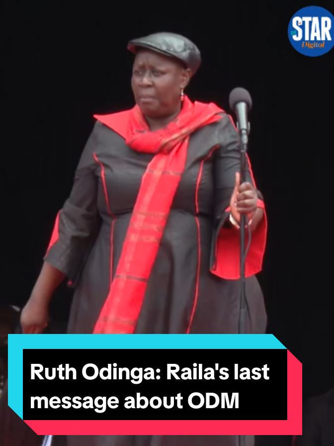 Ruth Odinga said the last conversation she had with Raila was about the future of his party, the Orange Democratic Movement.#babaforever💙💙 #ripbaba #jowi #ODM #fyp 