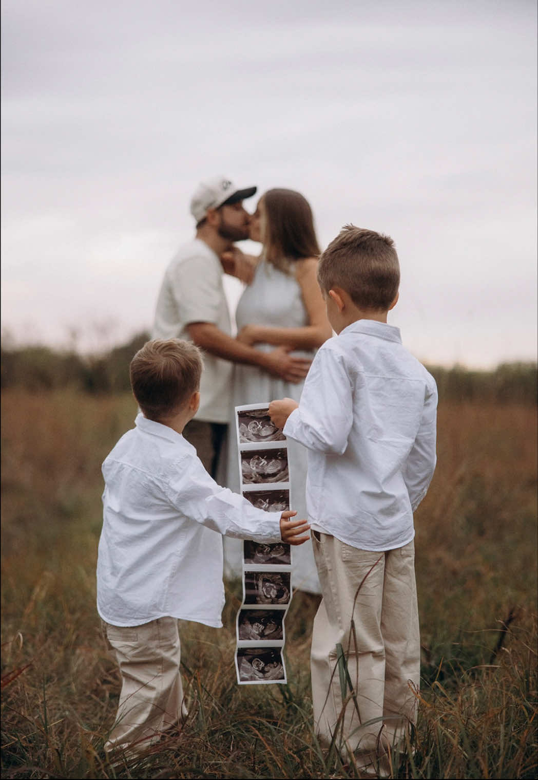 Rainbow baby coming Spring 2026 🤍✨ Thank you God for blessing us with another little angel. #pregnancyannouncement #pregnant #momanddad #babynumber3 #rainbowbaby 