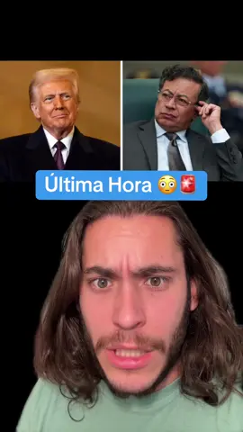 Trump acusa y amenaza al presidente de Colombia Gustavo Petro 😳🚨