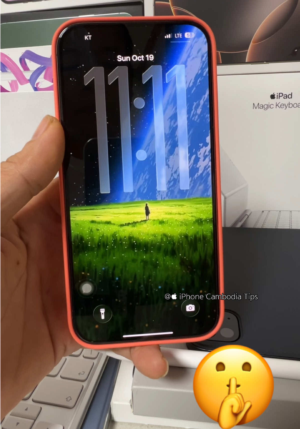 ចង់ដឹងគន្លឺះងាយៗfollow ខ្ញុំមើលចុះ🤫#howto #iPhoneTips #techtips 