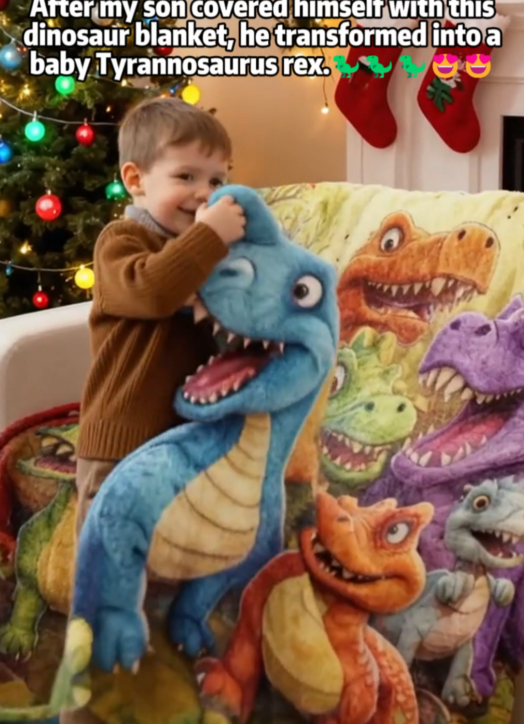 After my son covered himself with this dinosaur blanket,he transformed into a baby Tyrannosaurus rex. #Dinosaurs #DinosaurBlankets #CozyToddler #DinosaurLovers #BlanketForKids #CuteDino #DinoAdventures #DinoDecoor #DinosaurTheme #ToddlerCozy #FunWithDinosaurs #KidsBlankets #DinosaurLove #DinoPlaytime #DinoFun #dinoaesthetic #kidroom #softthrowblanket #blankets #softblanket #comforter #blanket #throwblanket #cozyblankets #softcomfortablewarmnappingthrow #giftideasforfriends #giftideasforhim #giftideasforher #giftsformom #adultblanket #flannel #homedecor #soft #cozyblanket #bedding #comforters