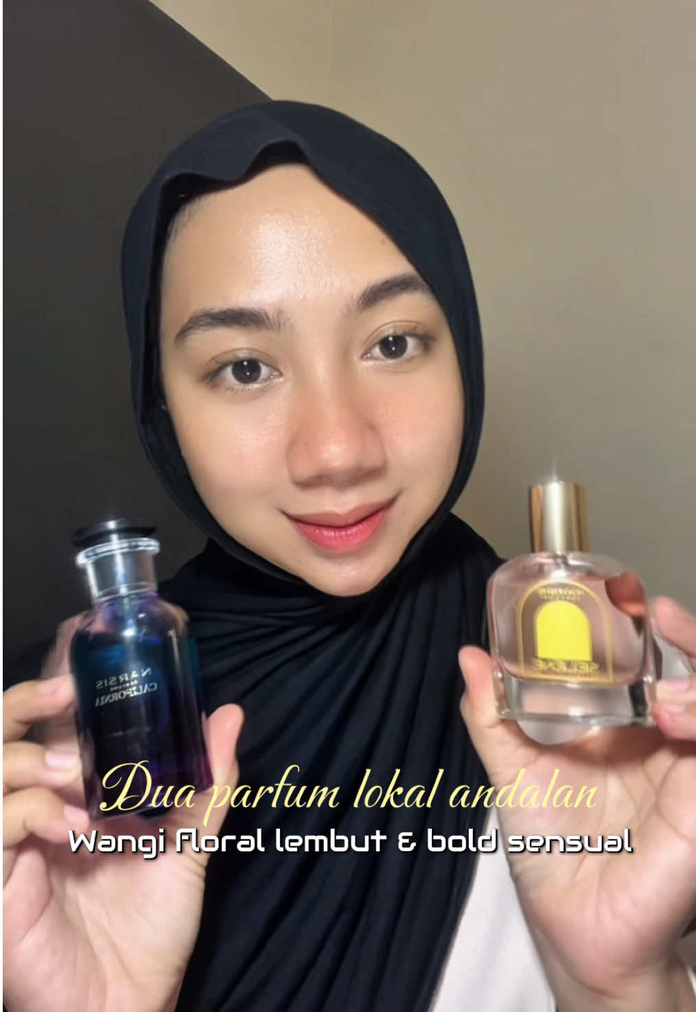 Dpt 2 vibes sekaligus💃  Klw soal wangi & tahan lama parfum @Narsis Official gausah diraguinn #narsisparfume #narsischillvibes #narsiscalifornia #bundlingselenecalifornia #npseptember2025 