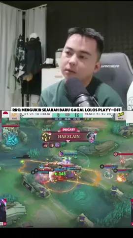 reaksi pak ap rrq gagal masuk ke playy-off #rrqhoshi #MLBB9TH #MLBB 