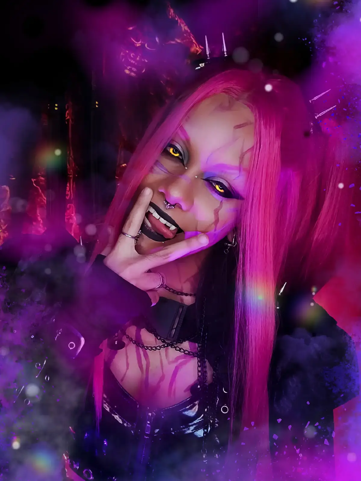 Here some photos I took 📸. #kpopdemonhunters #cosplay #kpopdemonhuntersmira #wlw #fypシ 