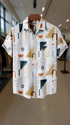 Kemeja Pria Tangan Pendek - Flatten Boho #kemejapria #kemejabatikpria #atasanpria #belilokal #fyp 