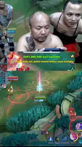 Live streaming sambil cuci muka pake mama lemon🤣 #bangpascol #fouryoupage #fyp #MLBB9TH #MLBB 