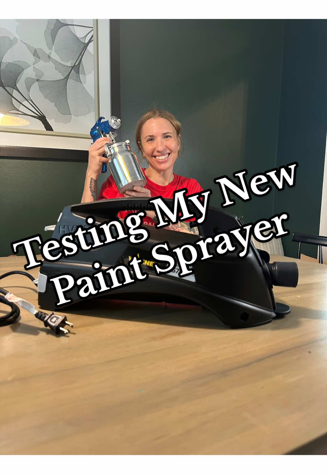 My other paint sprayer was $60 on Amazon, and while I think it was great for that price, I was excited about an upgrade. This Wagner Earlex 5700 is what I’ve had my eyes on! Here’s what I noticed: Easy to use More control Less overspray Finer finish Because it’s a HVLP sprayer, it is a little bulky, but it’s worth it imo for the professional results. Thank you, @Wagner SprayTech - USA ! #furnitureflip #paintsprayer #wagnersprayer #refinishedfurniture #paintedfurniture 