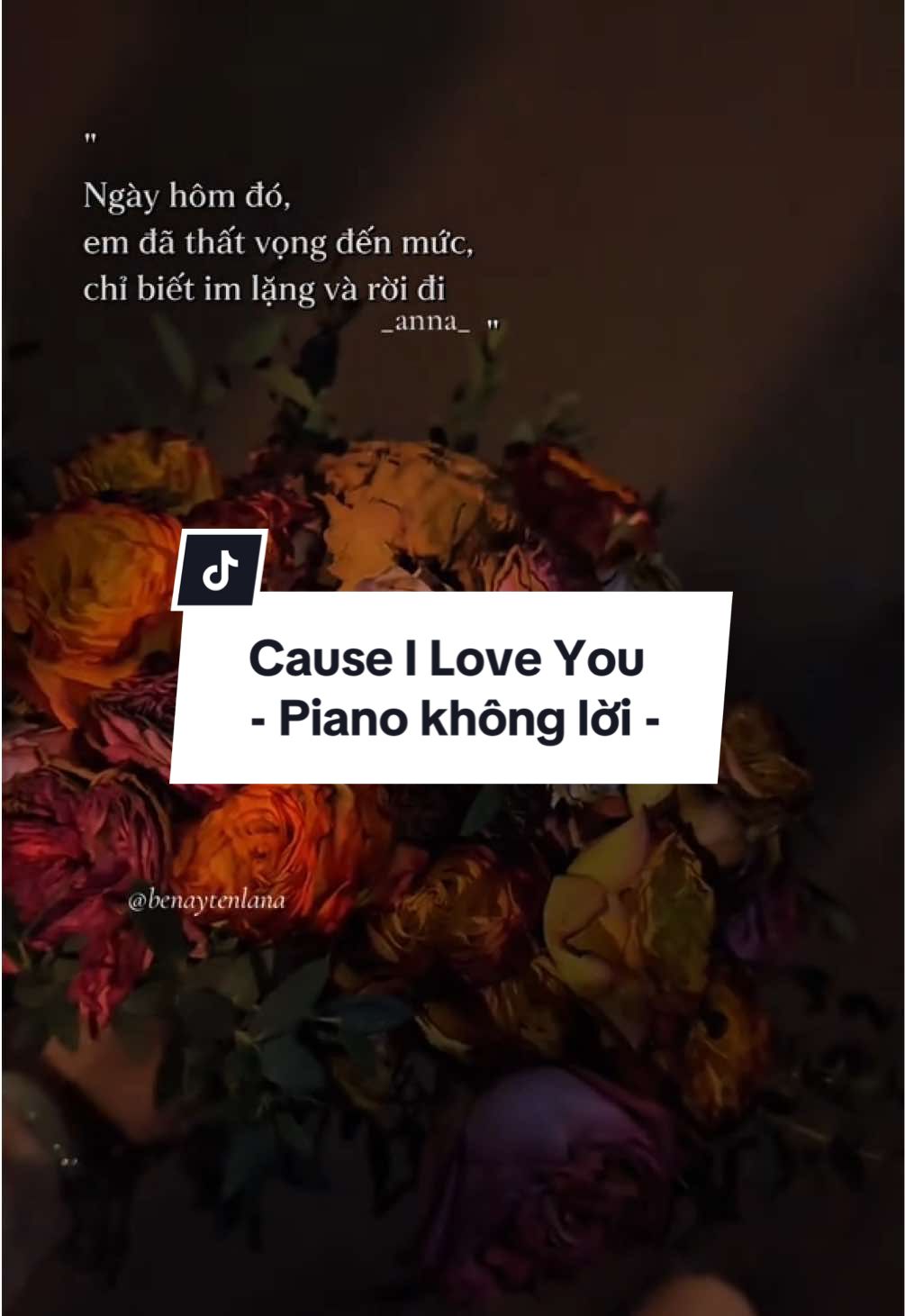 Cause I Love You 💕#noophuocthinh #khongloi #beat #slowmotion #CapCut 