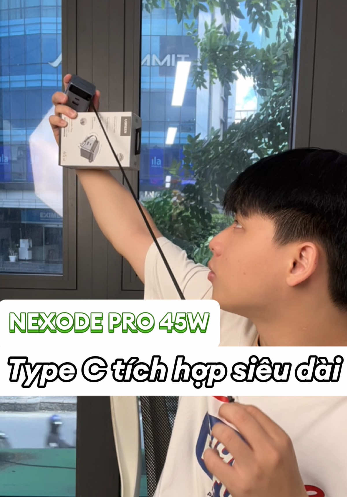 Nexode Pro 45W. Củ sạc type C tích hợp siêu dài #ugreen #ugreenvietnam #ugreenstore #ugreenvn 