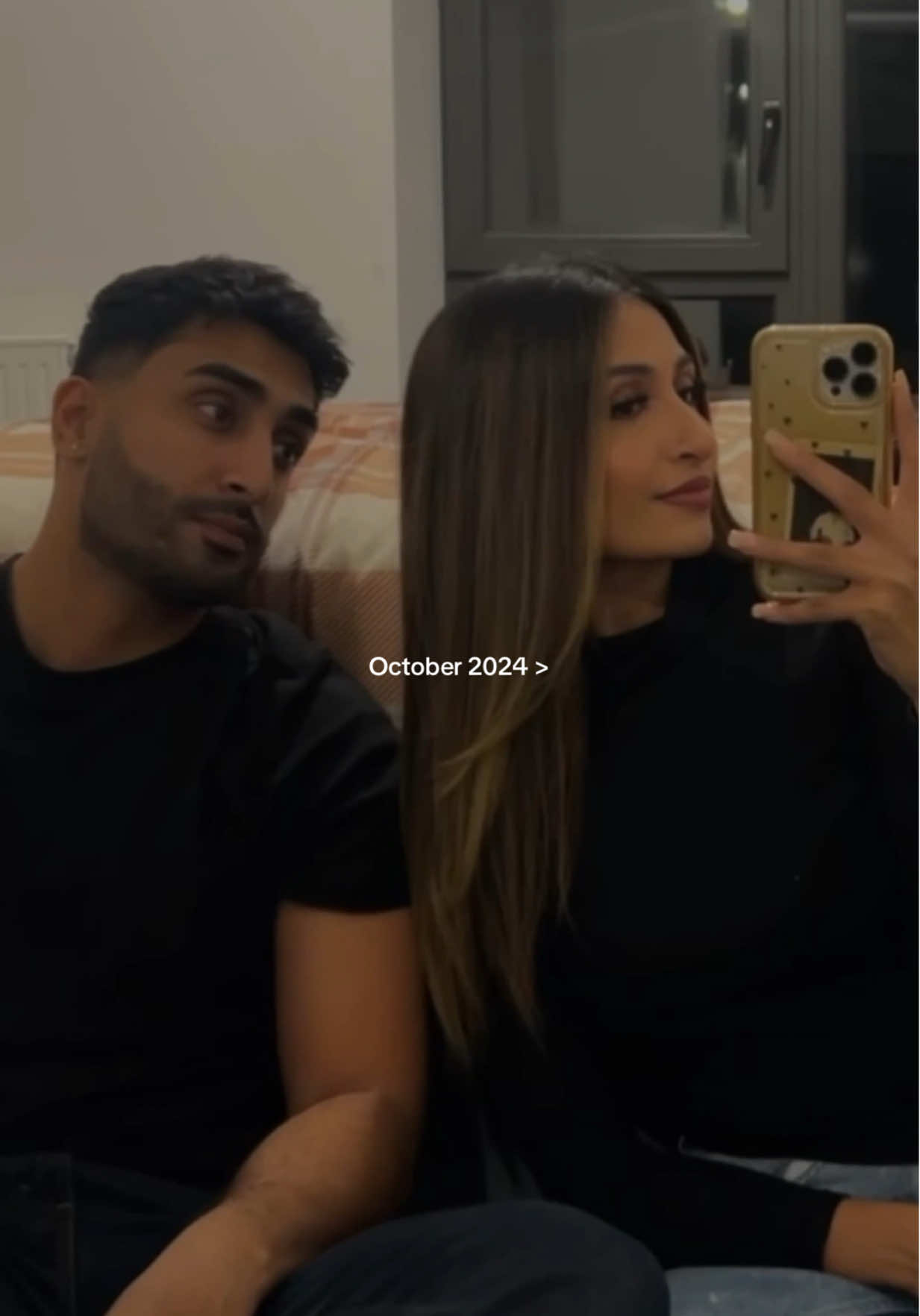 October 2023 we were not in contact.. October 2024 we were married.. and October 2025 we’re parents Alhamdullilah always 🩵