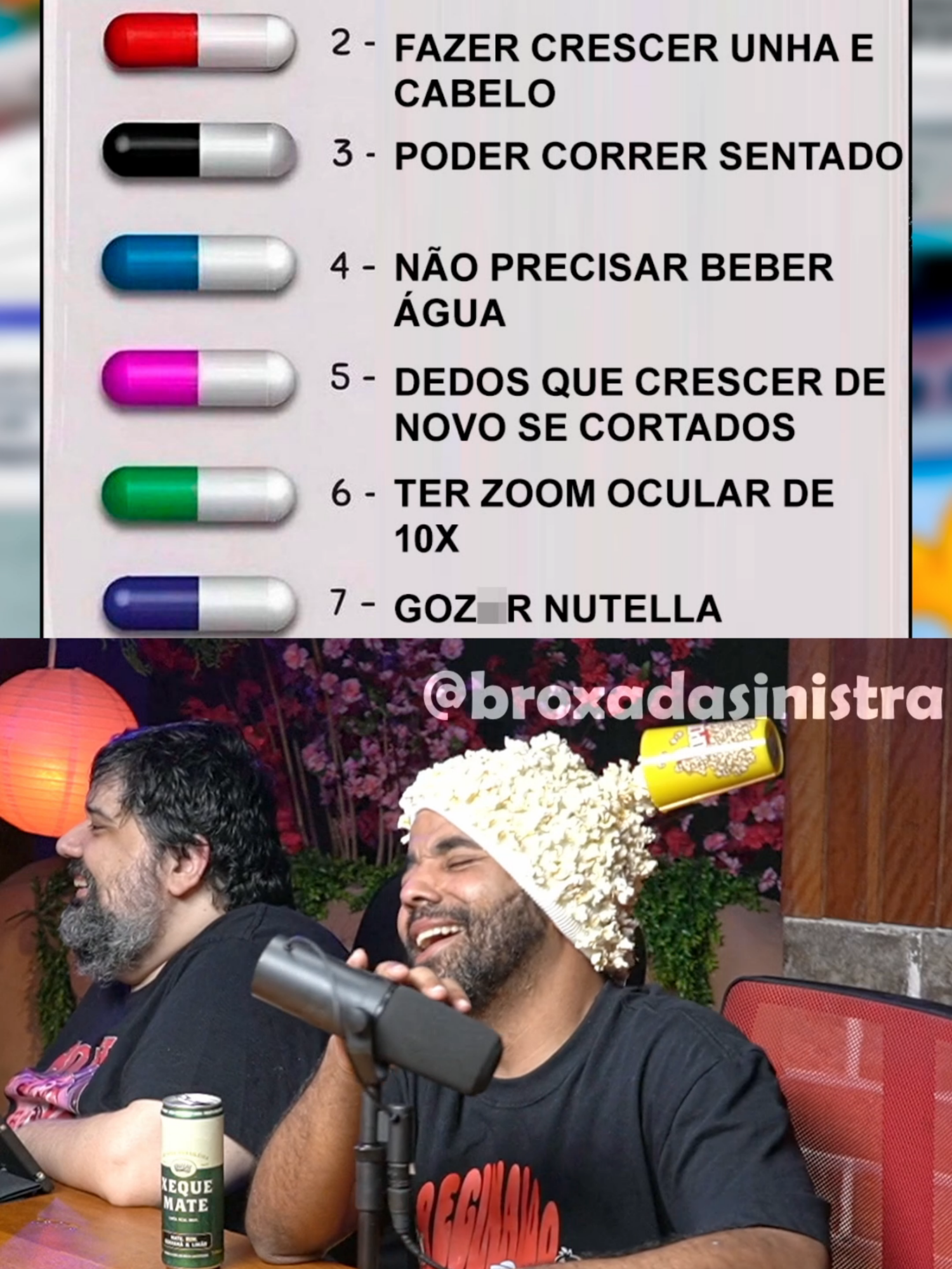 QUAL PÍLULA VOCÊ TOMARIA? 💊