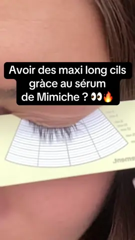 Le livreur a prit du produit pour sa femme ?😅 J’espère que j’aurais les même cils que Mimiche 😍 #crashtest #mimiche #serumcils 