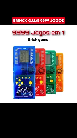 Brinck Game Portátil 9999 Jogos - Mini console retrô com 9999 jogos integrados, compacto e fácil de levar para qualquer lugar. Ideal para quem ama games antigos e quer diversão garantida. Perfeito para todas as idades. Garanta já o seu! #achadinhos #ofertasimperdíveis #fy