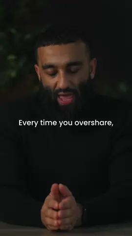 It’s always tempting to overshare, it’s a tendency that so many of us have and struggle with.  But 9/10 oversharing normally leads to problems.  Most people hold jealousy in their heart, they listen not always as sincere advisors, but as people with ill intentions.  Beware of oversharing to the wrong person, because when you do, they will twist, manipulate and use it against you.  It happened to me and I’ve learnt my lesson.  So learn from my mistakes. And just know that whenever you overshare, you hand over a weapon that they never had…