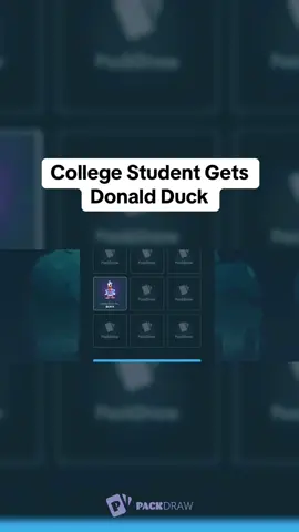 College Student Gets Donald Duck