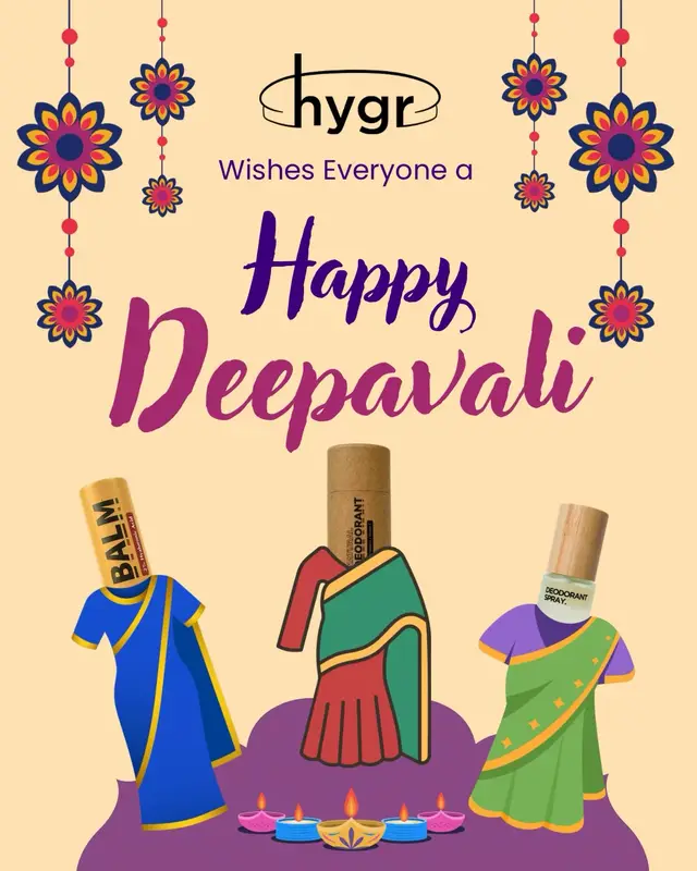 This Deepavali, may your days shine bright and your hearts glow even brighter 🪔 From all of us at HYGR. Happy Deepavali to our HYGR besties! 🌙 #hygr #hygrmy #happydeepavali 