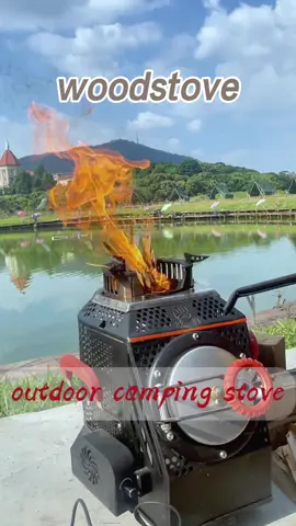 Do you want to experience a courtyard stove with fierce fire and no smoke?#camping #Outdoors #Distributor #woodstove #factory 