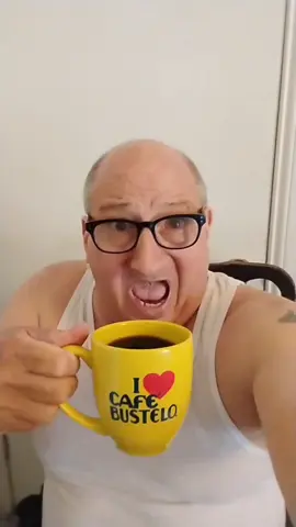 #prettyrickywhattheycallme #fypシ #safetheworlcampaign #keepthefaith #cafebustelo Skelly Bones popped up while I'm having a nice hot cup of CAFE BUSTELO and egg and eggplant and sausages with Heinz Tomato Ketchup and a slice of bread. Yo have you had your CAFE BUSTELO Yet!!!