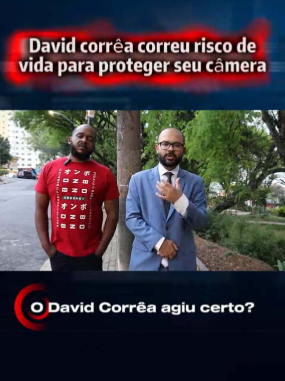 David Corrêa correu risco de vida para proteger seu câmera #davidcorrêa #defesadoconsumidor #direitodoconsumidor