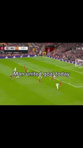 Man united goal versus Liverpool #manunited #goal #today #fyp #Liverpool 
