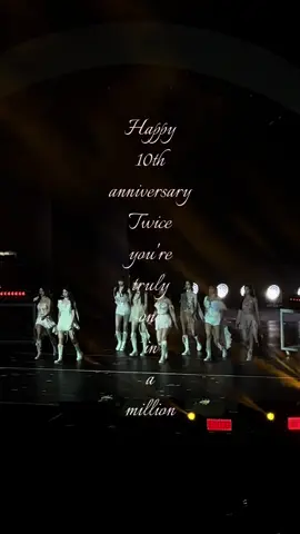 Happy 10th anniversary, @TWICE!! It’s also my 10 years with you — you’ve been my comfort and happiness all this time. I’m so proud of how far you’ve come, and I’ll always be here cheering for you. 🥹💕 #twice #once #twice_10th_anniversary  #concert #fyp 