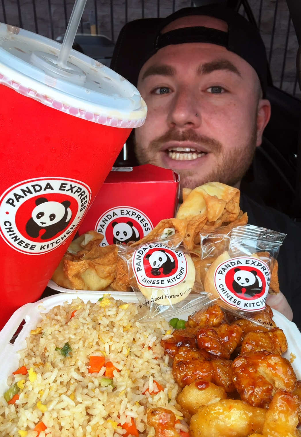 Panda Express 🐼 #pandaexpress #mukbangeatingshow #Foodie #fypシ #viral 