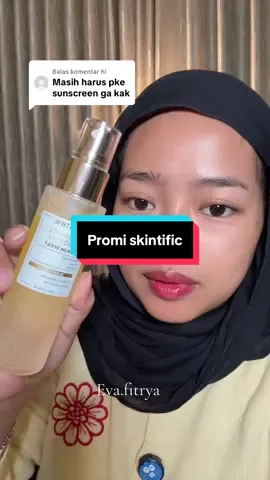 Membalas @hi wajib pakai sunscreen lagi yah ka