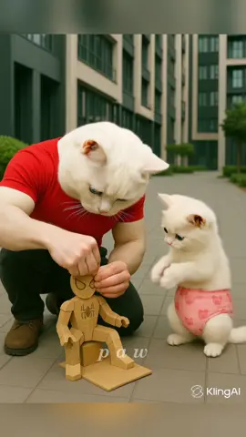 The kitten was teased for playing with a cardboard spider hero, but the father cat’s miracle amazed the world.                                             #catfunnyvideos #superpapa #catcartoon #supercat #cattales 