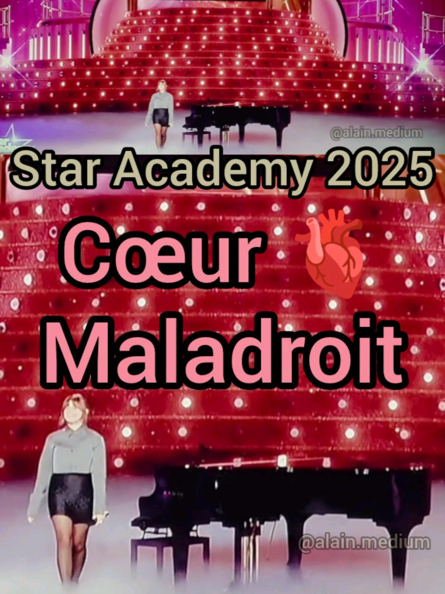 Star Academy 2025 - Marine Cœur Maladroit @alain.medium #alainmedium #pourtoi  #coeurmaladroit  #marine  #staracademy2025 
