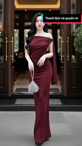 Đầm ôm lệch vai sang trọng và quyến rũ #hoale4mua #dambody #vaybody #vayxinh #damxinh 