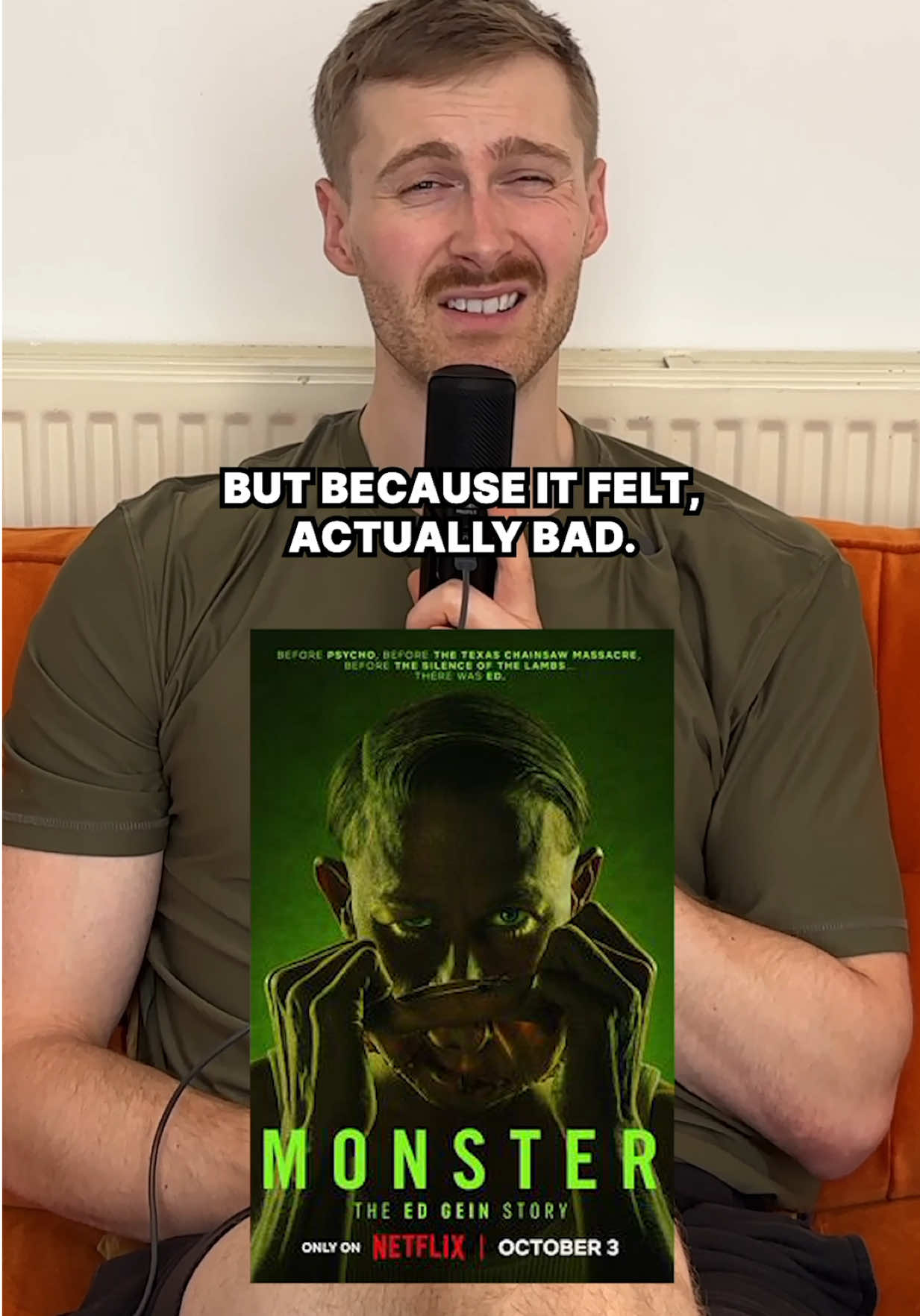 The Ed Gein “Monster” series isn’t clicking. Just me? #netflix #monster #streaming #tv #whattowatch