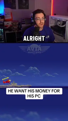HE WANT HIS MONEY FOR HIS PC #prophetclips #clips #plane #pc 