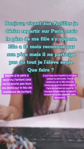 Déménagement lorsqu'on est séparée et qu'on a un enfant 💔 - - - - - - - - #pourtoi #foryou #information #questions #parentseparé 