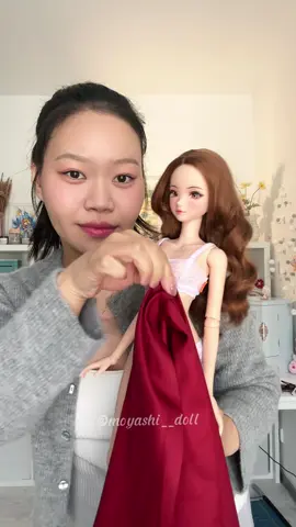 Holiday dress 2025 reveal ❄️✨ #fashion #doll #dollfashion #sewing #smartdoll 